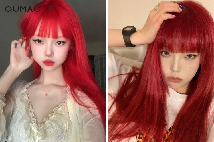 Nhuộm tóc đỏ lửa cực chất