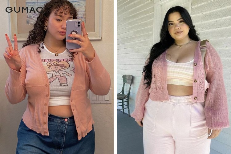 Làm thế nào để mặc cardigan cho người béo hợp lý?