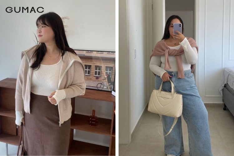 Màu sắc nào thích hợp cho người béo mặc cardigan?