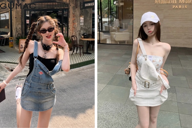 Cach phoi do voi yem jeans ca tinh cung ao quay