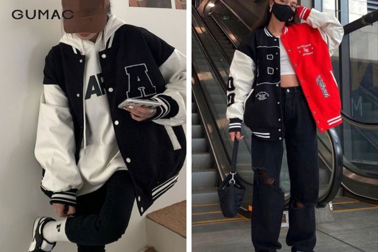 7+ Cách mix đồ với áo bomber nữ