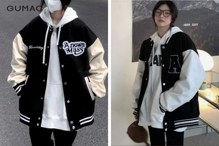 Áo bomber nữ + áo hoodie + quần legging