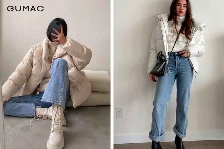 Mẹo chọn áo khoác phao phù hợp với dáng người