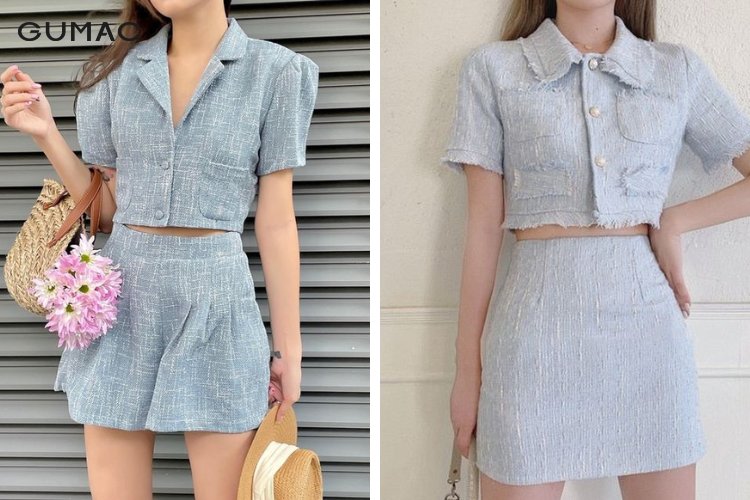Những lưu ý khi phối đồ với chân váy dạ tweed