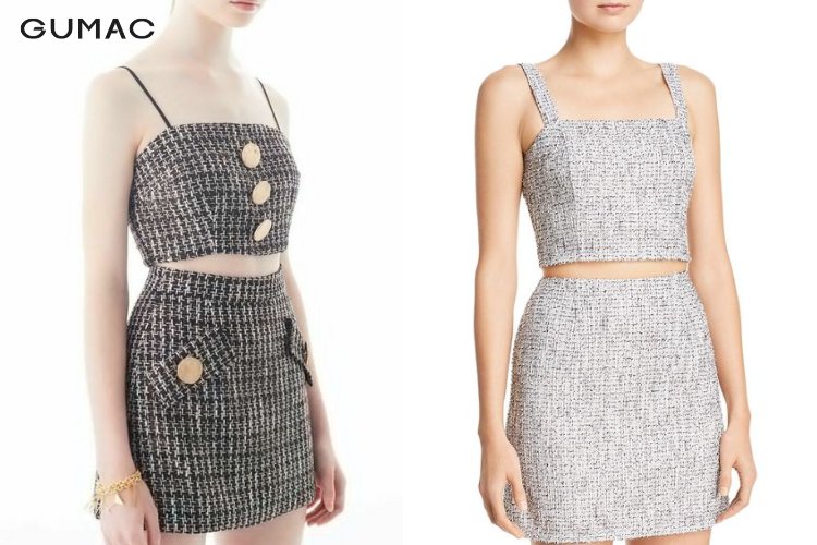 Thế nào là chân váy dạ tweed