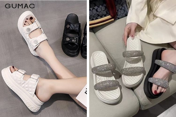 Lựa chọn thiết kế dép bánh mì nữ phù hợp outfit