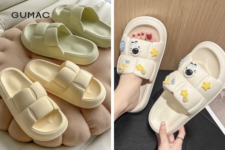 Ưu tiên dép bánh mì nữ chất liệu mềm