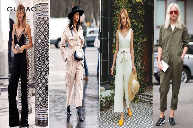 Phối giày dép với jumpsuit ngắn