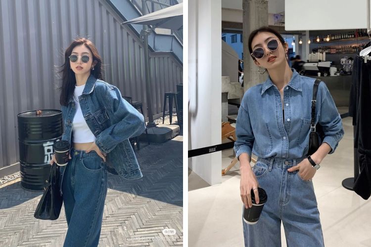 Áo sơ mi denim cực phẩm
