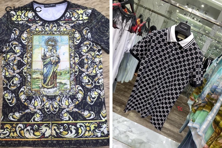 Áo Polo Dolce Màu Đen Xám