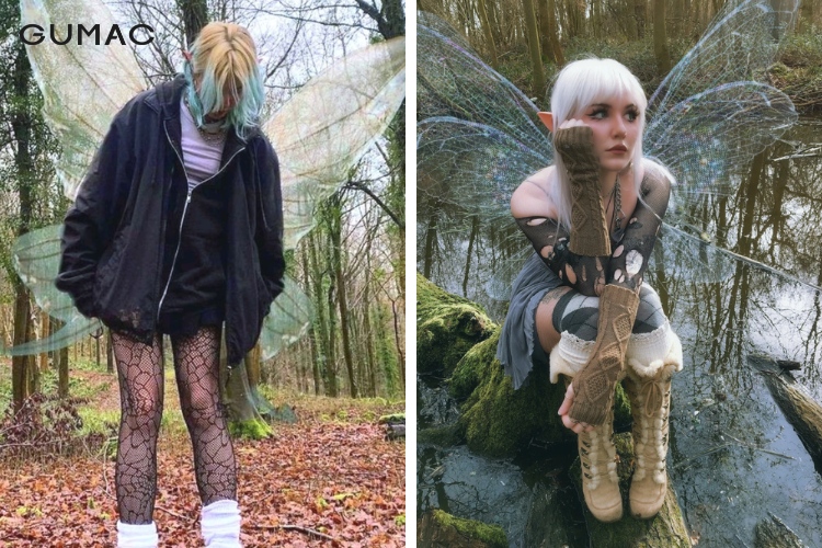 Kiểu biến thể từ fairy grunge
