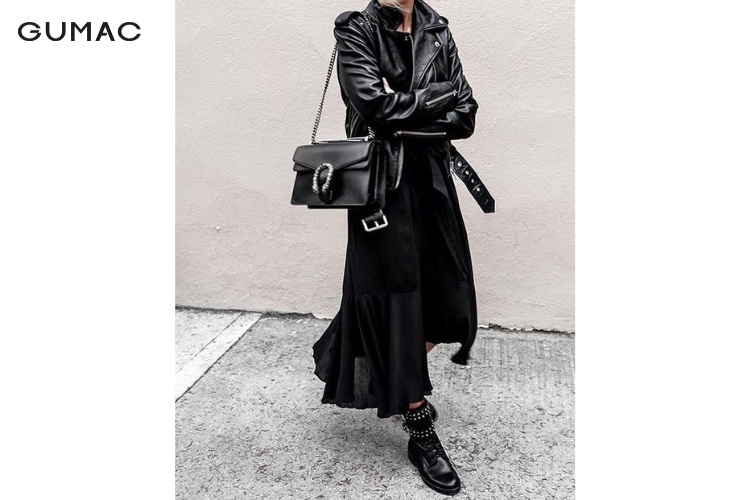 Áo khoác da phối đồ phong cách của swagger