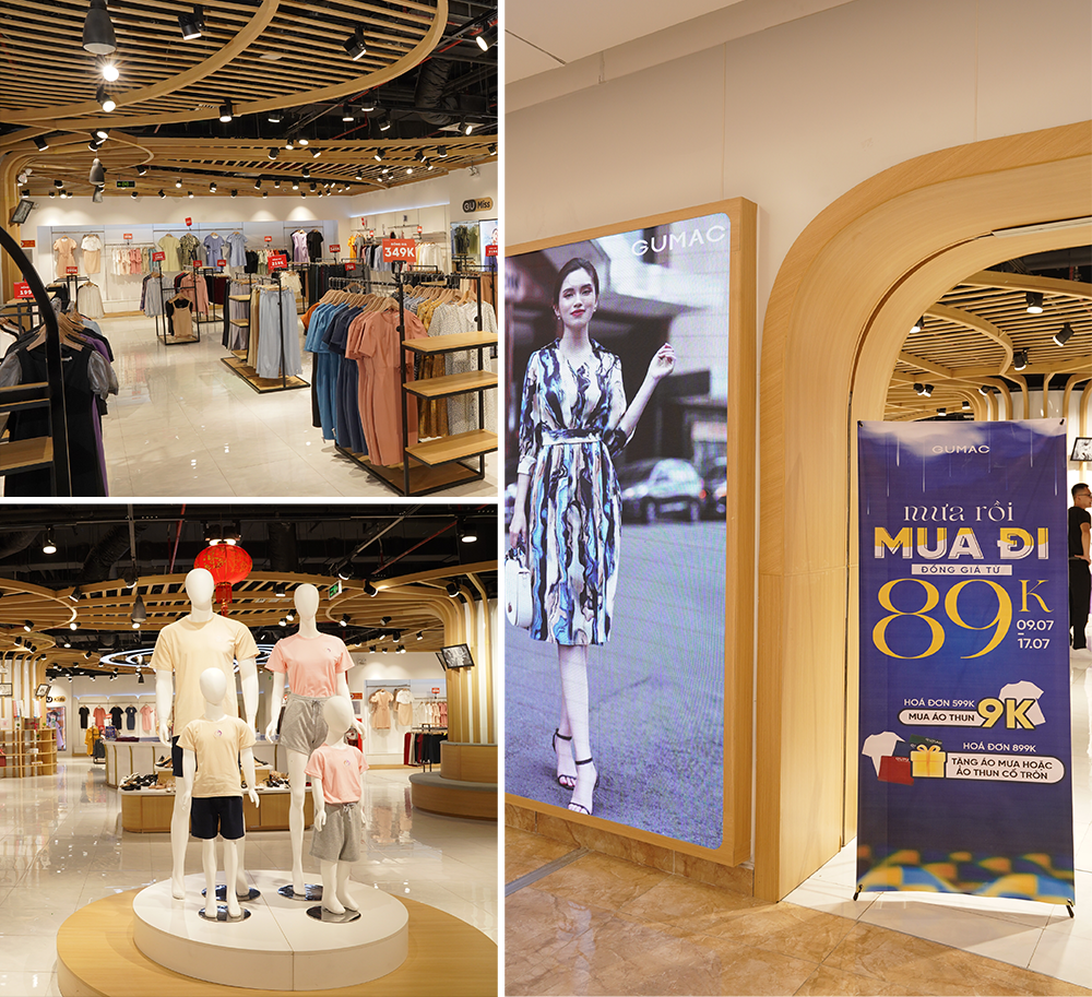 len lich shopping ngay tai he thong 40 cua hang GUMAC