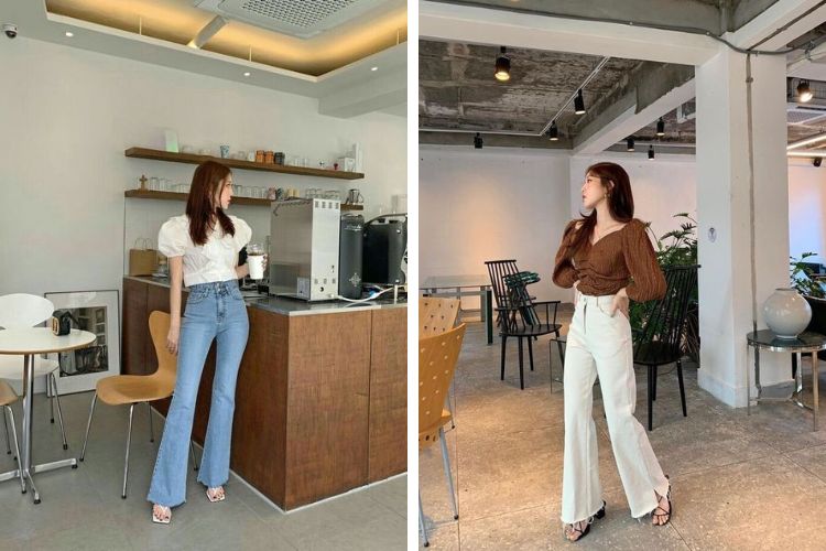 Một số mẹo khi phối giày với quần ống loe