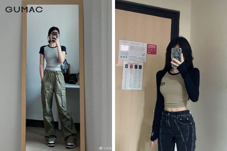 Style độc đáo cùng raglan và quần kaki 