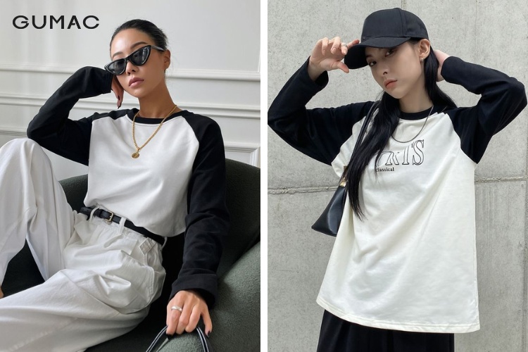 Chất liệu may của áo raglan