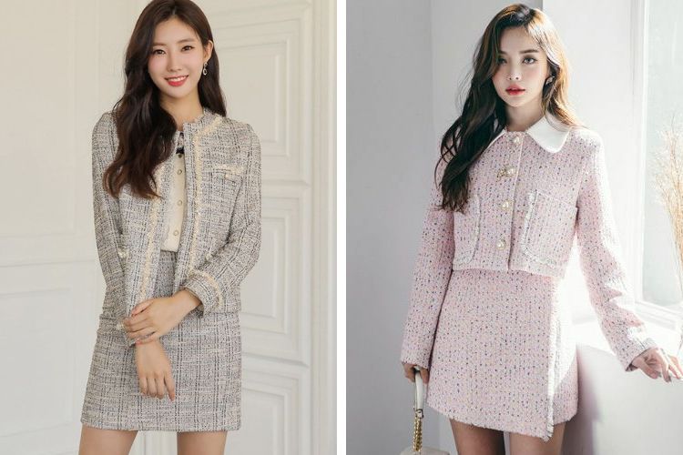 Set dạ tweed