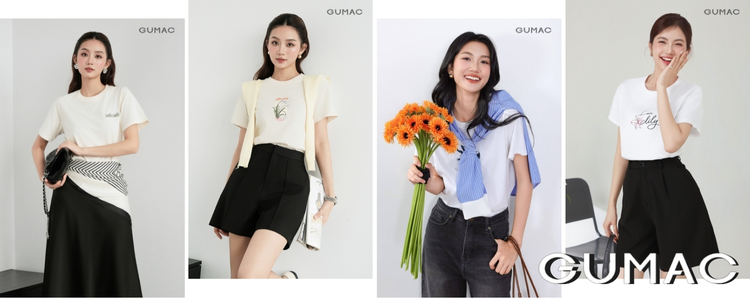 nhung mau ao thun nu dep duoc ua chuong o showroom gumac buon ma thuot dak lak