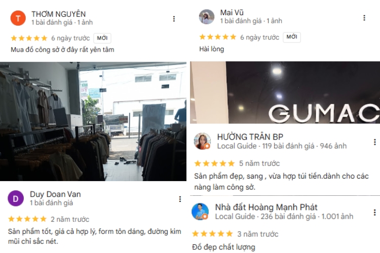 khach hang noi gi ve shop quan ao o dong xoai cua gumac