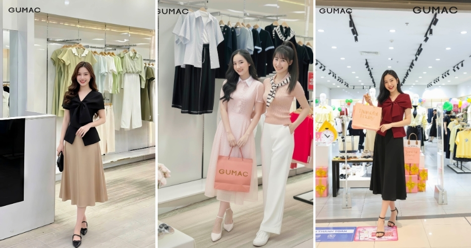 khong gian mua sam tai shop quan ao o dong xoai cua gumac