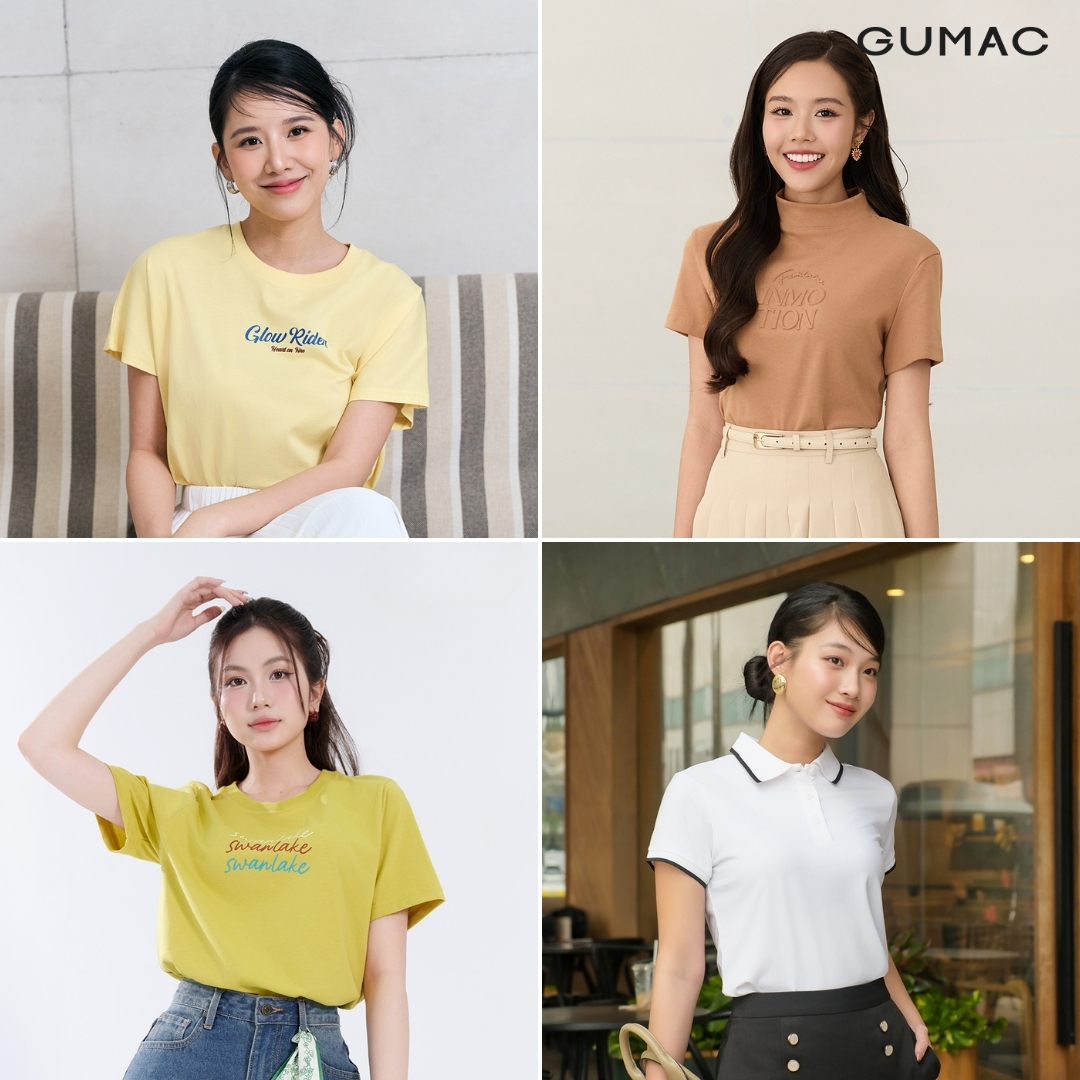 nhung mau ao thun nu dep tai shop quan ao gumac gia lai