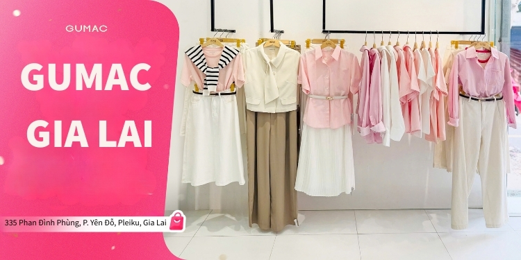 hinh anh ve khong gian tai showroom thoi trang nu gumac chi nhanh gia lai