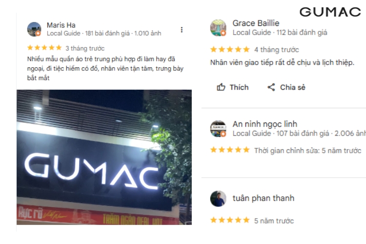 nhung danh gia cua khach hang da mua sam tai gumac chi nhanh kon tum