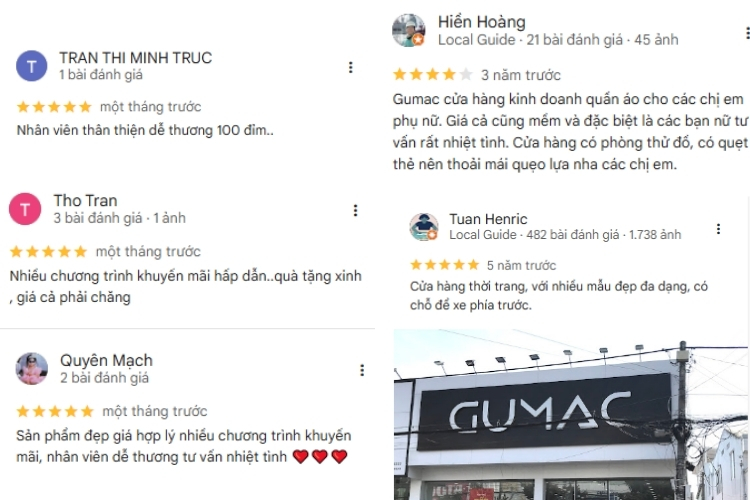 feedback cua khach hang da mua sam tai shop quan ao o tra vinh cua gumac