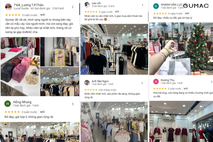 nhung danh gia cua khach hang&nbsp;da mua sam tai shop quan ao&nbsp;gumac vung tau