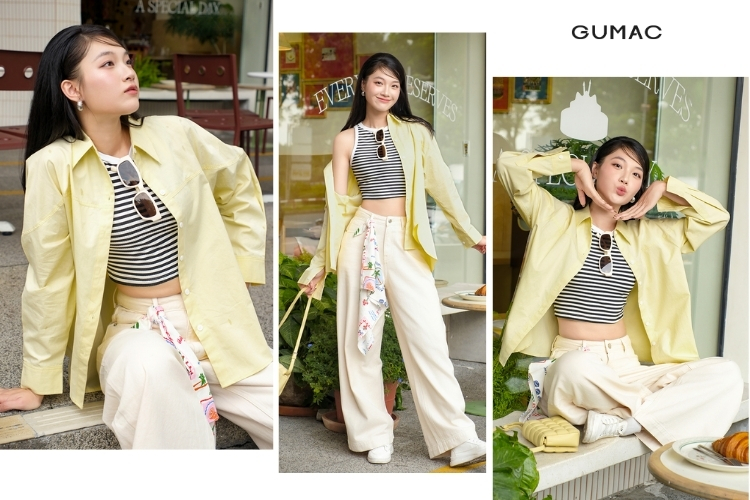top ao so mi nu dep ban chay tai shop quan ao gumac vung tau
