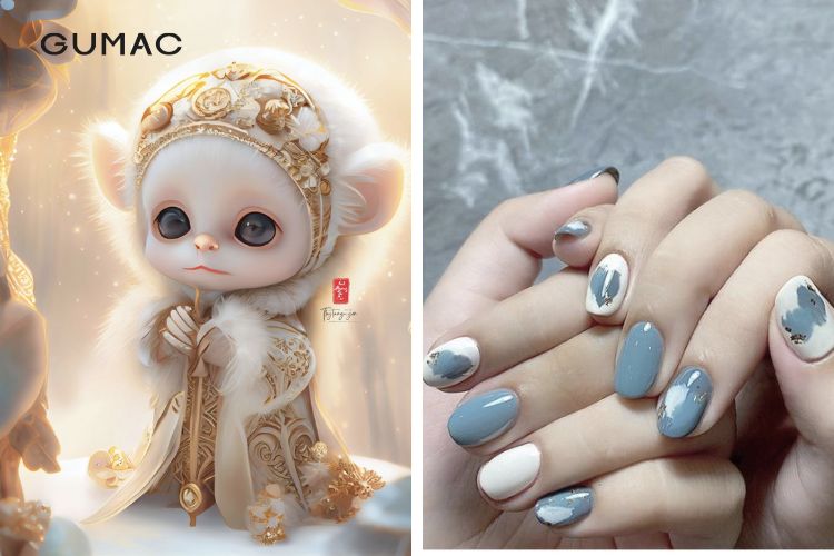 Màu nail đẹp cho nữ tuổi Thân
