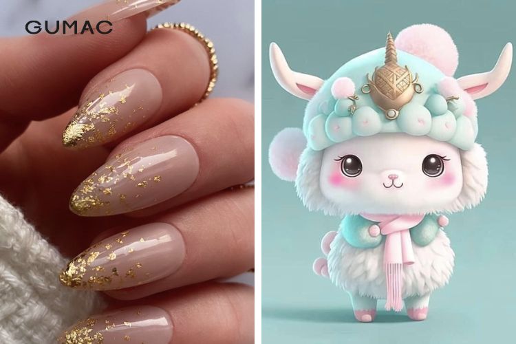Sơn nail đẹp cho bạn gái tuổi Mùi