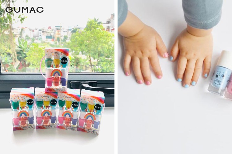 Những lưu ý khi sơn móng tay cho trẻ em