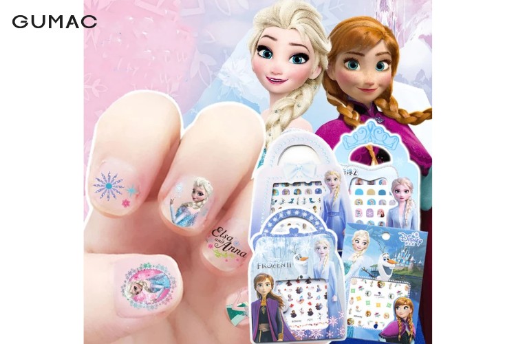 Elsa sơn móng tay trẻ em
