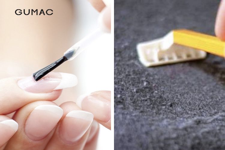 Sơn móng hết hạn giúp áo quần bớt xù lông&nbsp;