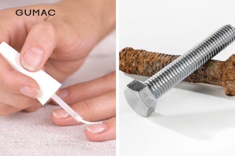 Sơn móng tay giúp đồ dùng kim loại ít bị gỉ sét