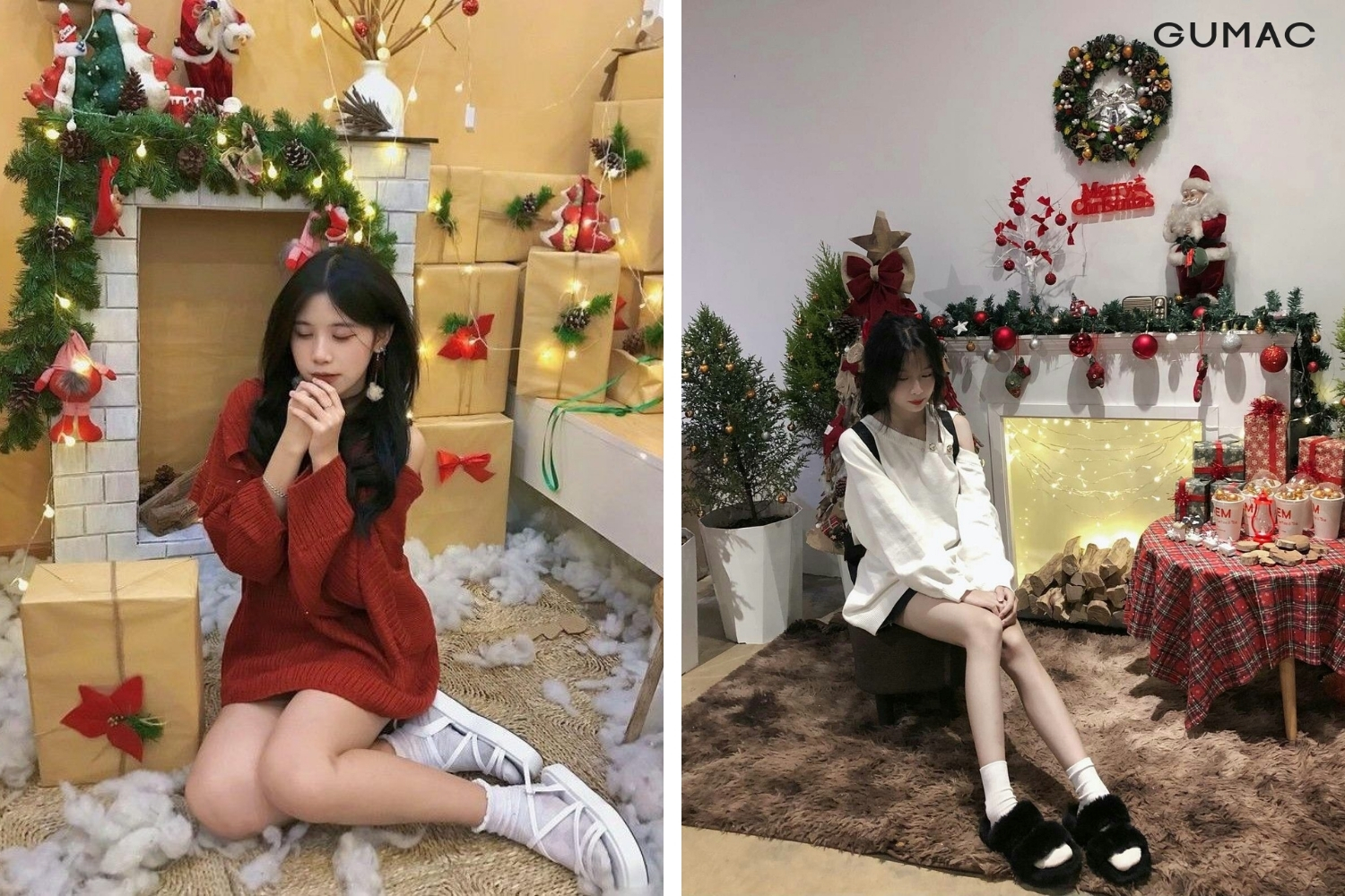 cach tao dang chup anh noel ben lo suoi
