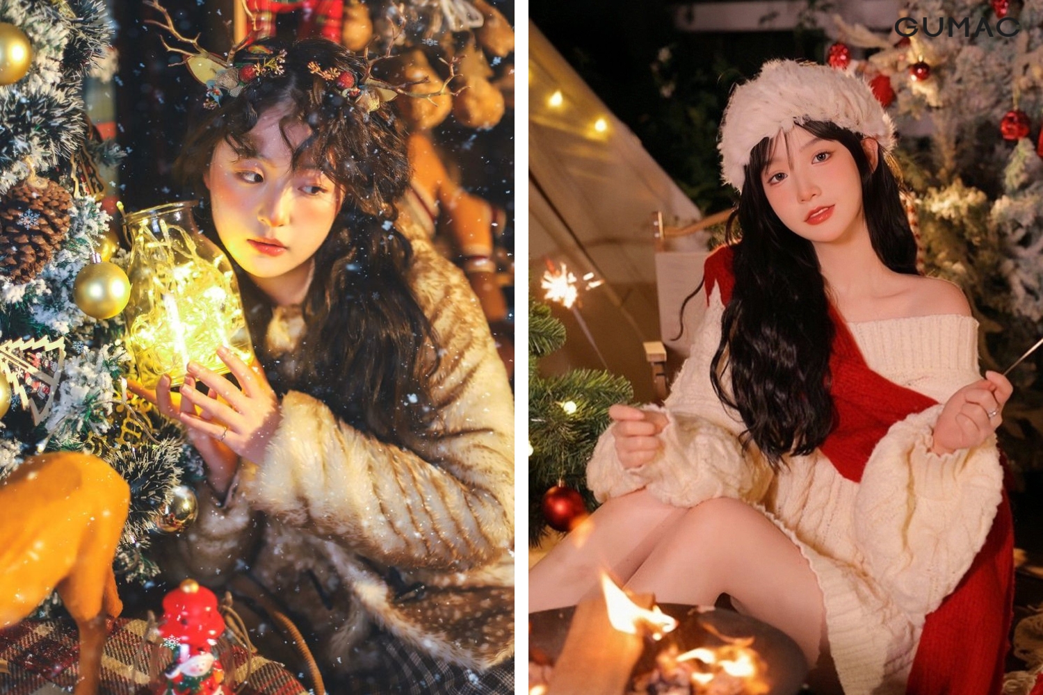 cach tao dang chup anh noel cung phu kien 
