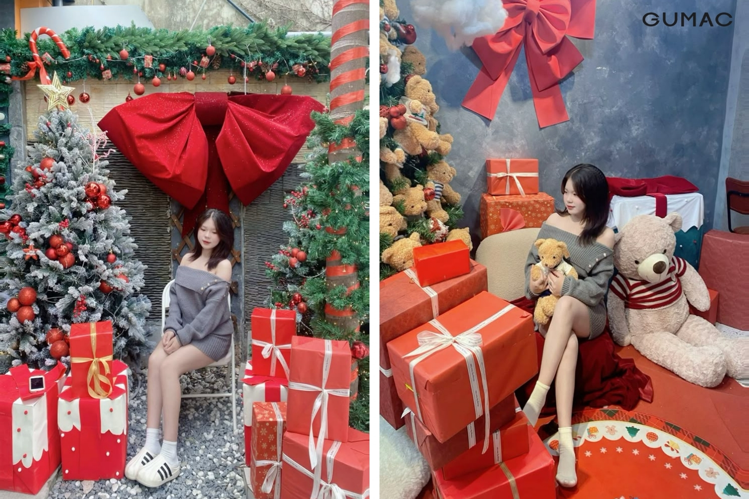 concept chup noel cung hop qua phu kien