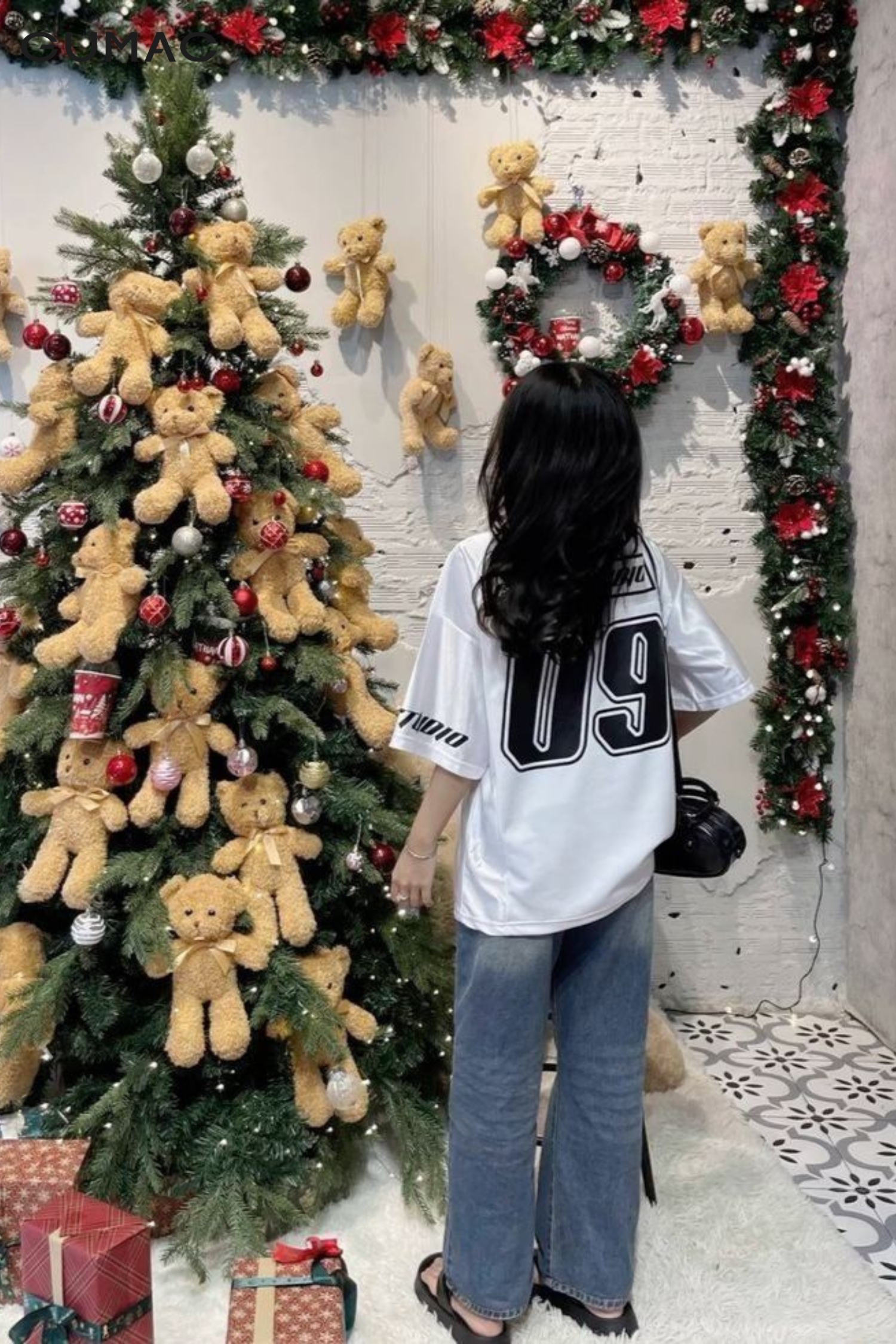 tao dang chup anh noel tu phia sau dep