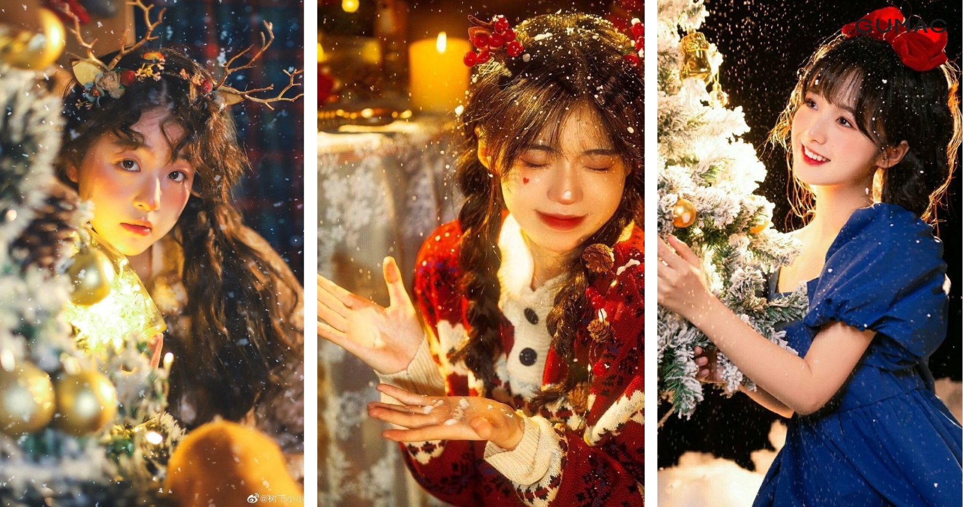 tao dang chup anh noel voi den led tho mong