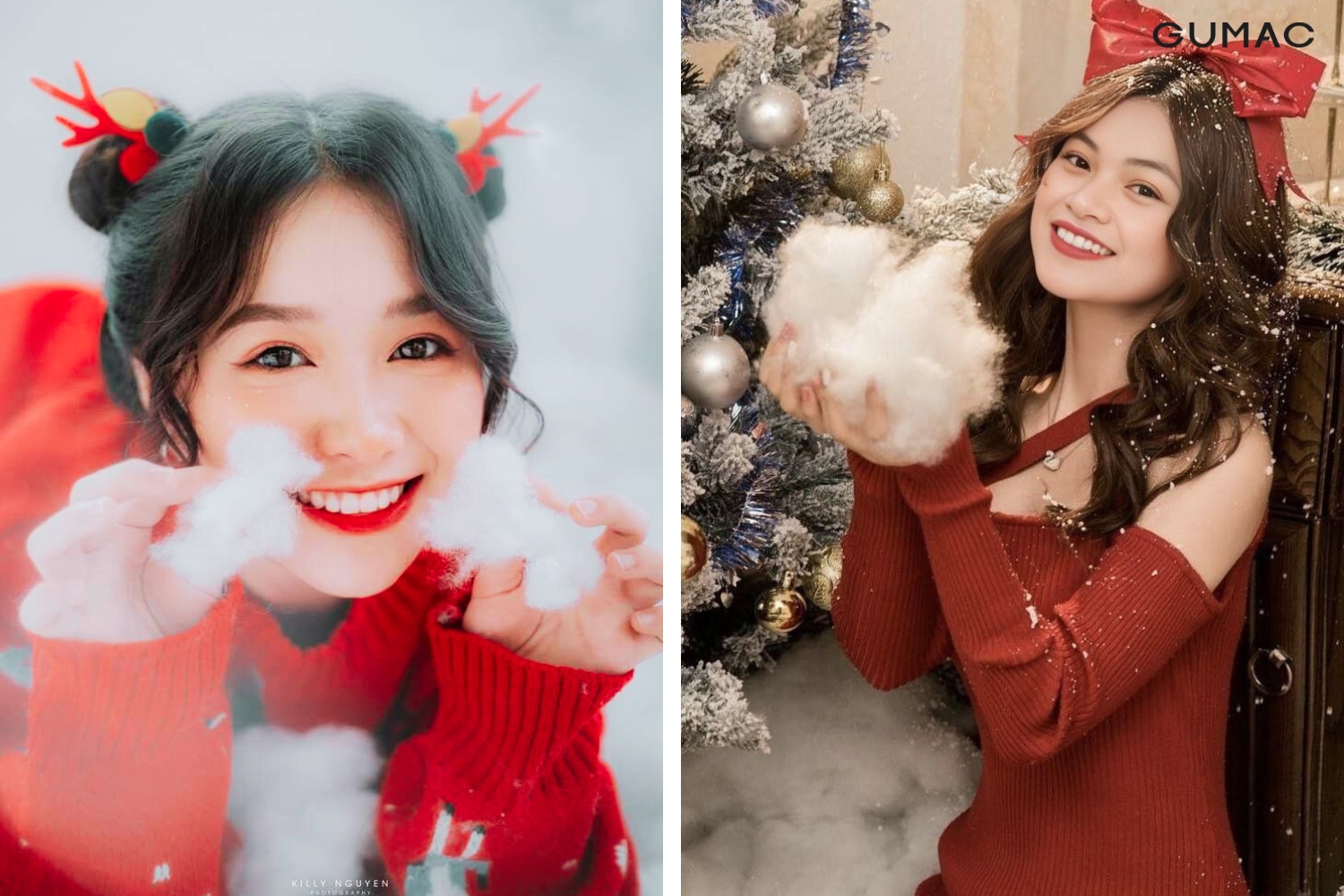 tao dang chup anh noel voi tuyet gia