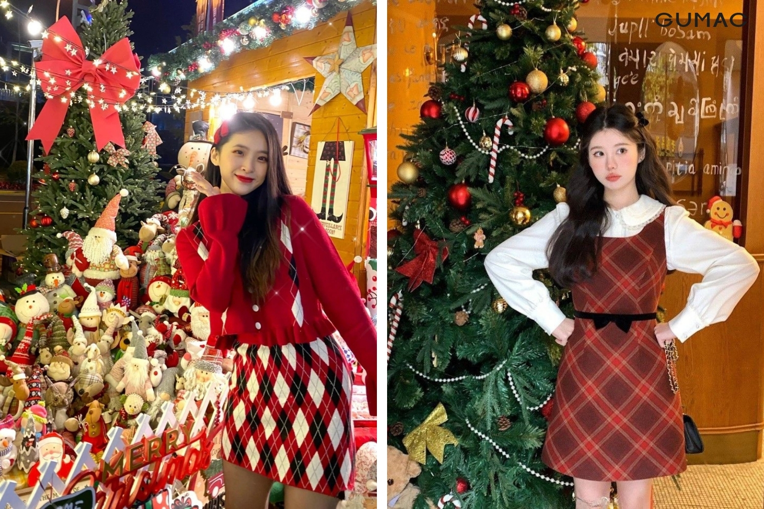 tao dang chup anh noel truoc cua hang ban do trang tri