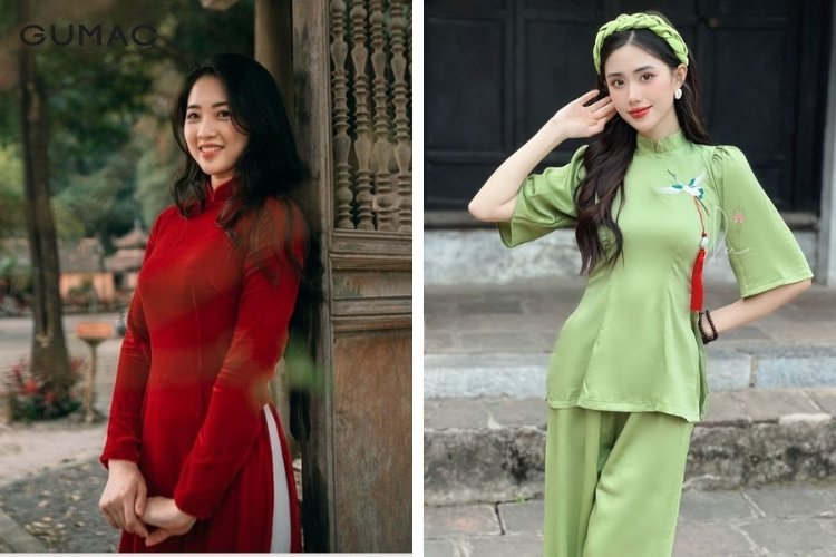 Cách tạo dáng chụp ảnh đứng ở chùa đẹp bên dãy hành lang