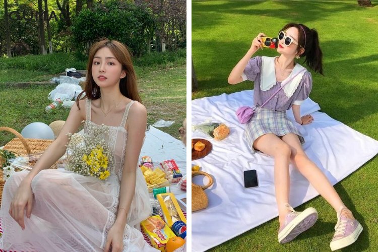 Cách tạo dáng chụp ảnh picnic ưa chuộng nhất hiện nay