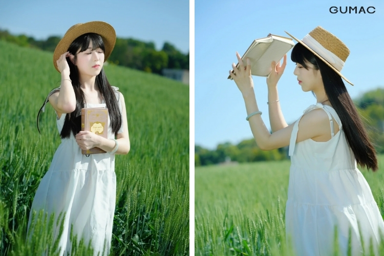 tao dang chup anh doi mu voi sach