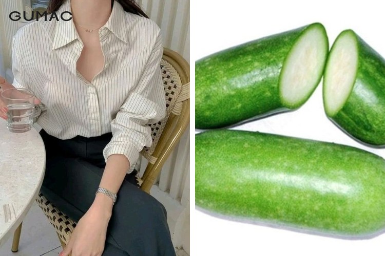 Mẹo dùng trái bí đao để tẩy trắng áo sơ mi