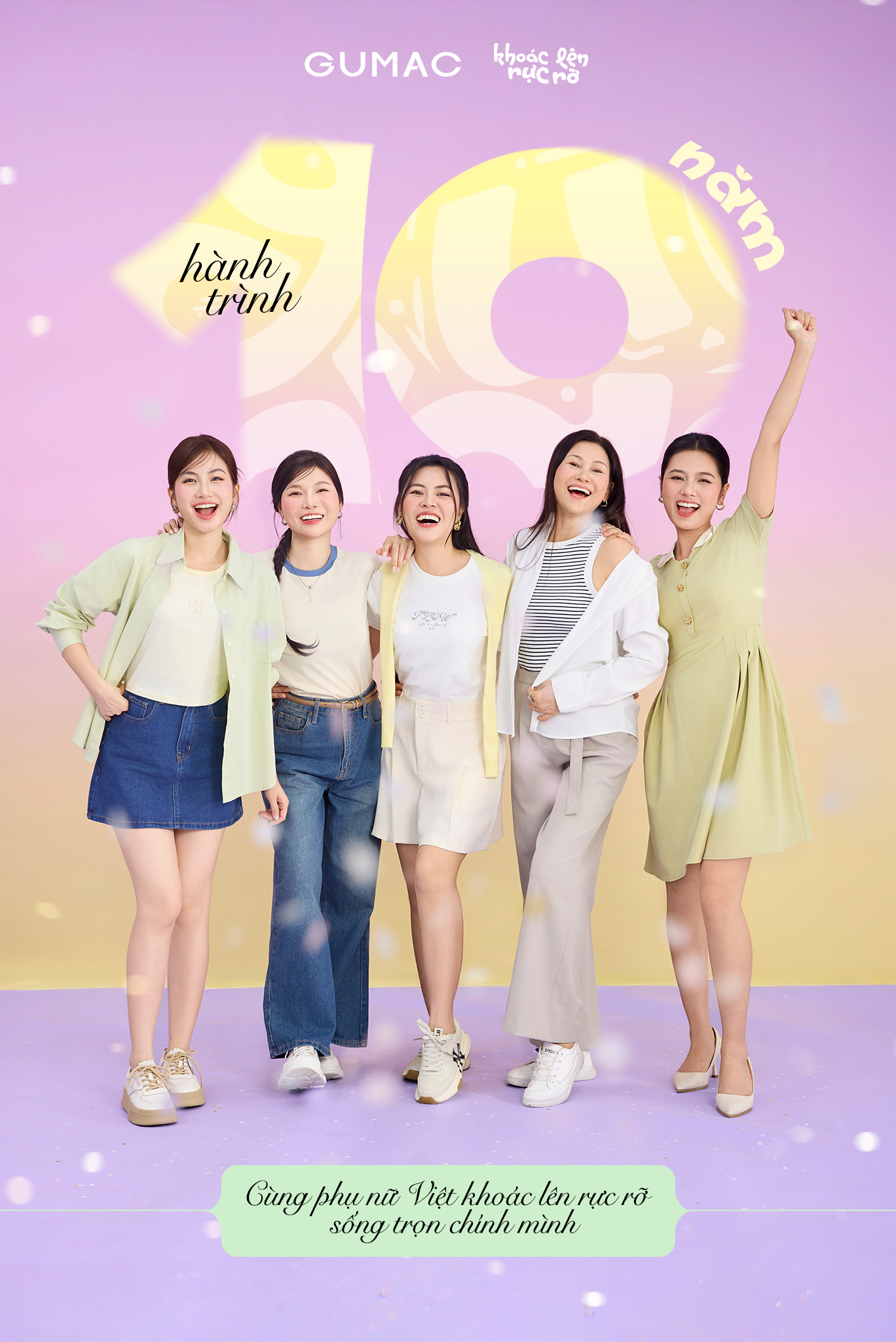 Tron ven 10 nam day yeu thuong cung GUMAC