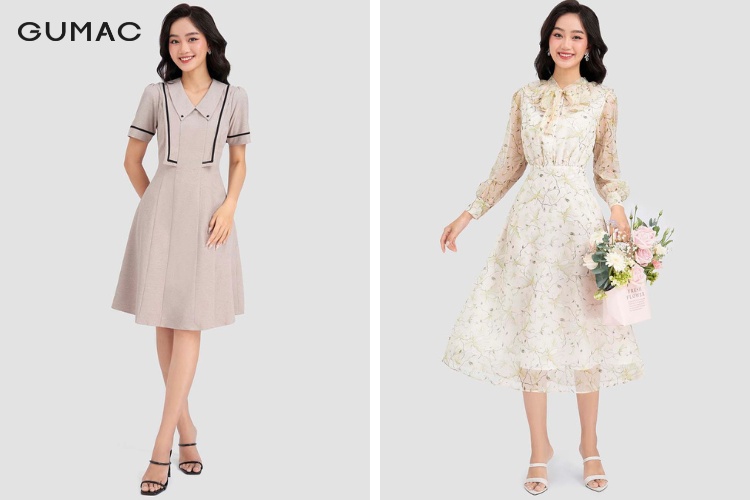 Váy đầm trẻ trung cho nữ 25 tuổi