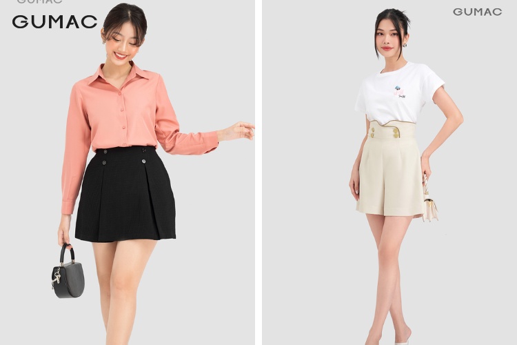 Quần short thời trang nữ tuổi 25